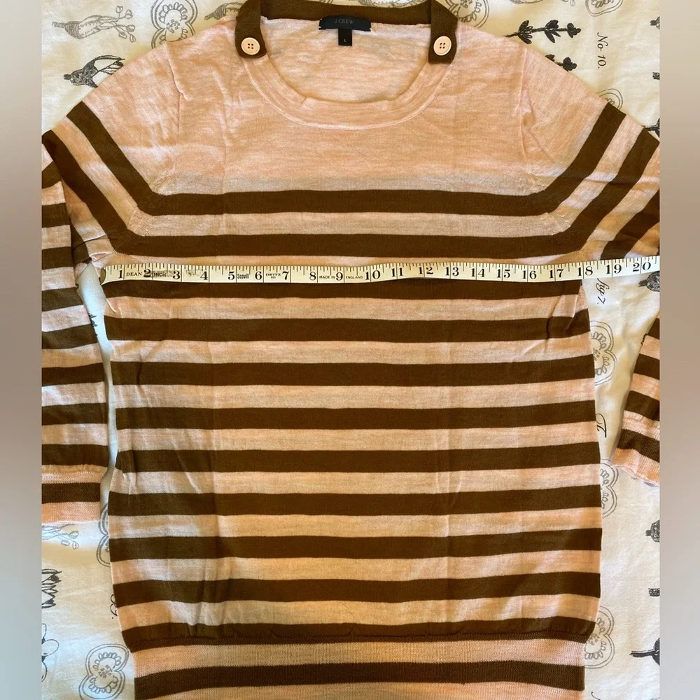 J.Crew striped Tippi sweater